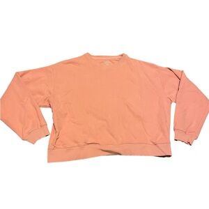American Eagle Outfitters Pink Casual Crewneck Size Large Juniors EUC